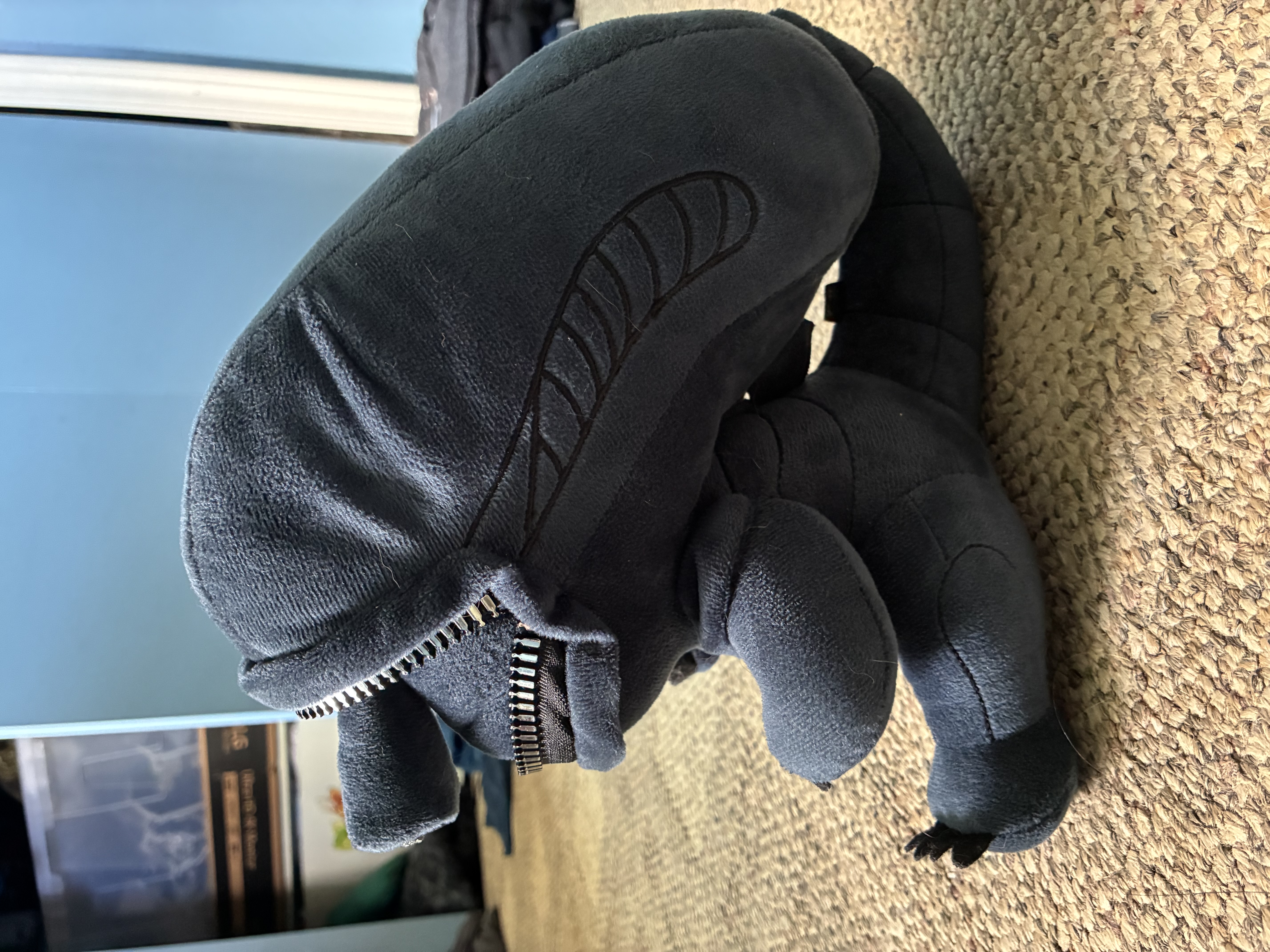 Xenomorph Plush Side Opened
